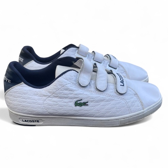 Lacoste Other - Lacoste Camden Trainers Men’s Triple Velcro Sneakers Size 12